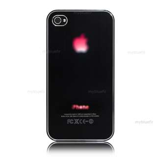 LED Glow Lighting Metal Hard Case Cover for Apple iPhone 4 4s 4G 6 