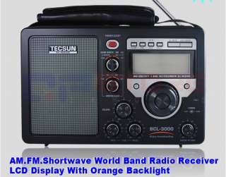 TECSUN BCL3000 Digtal FM/AM Shortwave World Band Radio  