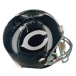 Gale Sayers Chicago Bears Autographed Throwback Full Size Helmet with 