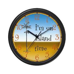  On Island Time Wall Clock