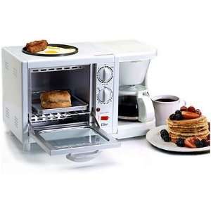  Elite 3 in 1 Toaster Oven/ Griddle/ Coffeemaker Kitchen 