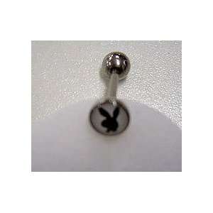    Body Jewelry  Surgical Steel Play Boy Tongue Ring 