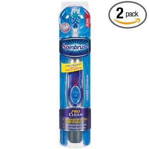 Arm & Hammer SpinBrush Pro clean Toothbrush, Medium (Colors May Vary 
