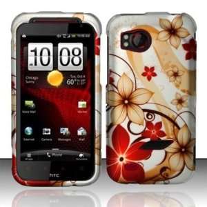  For HTC Rezound Vigor 6425 (Verizon) Red Flowers Design 