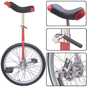   Uni cycle Unicycles Wheel Cycling Chrome Red Color