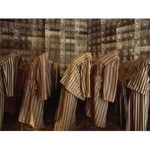  Display of Photographs and Uniforms of Concentration Camp 