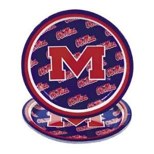   University Of Mississippi Dessert Plates   Tableware & Party Plates