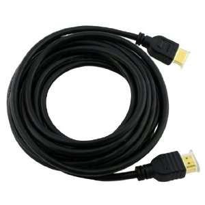   CABLE HDTV LCD PS3 XBOX 360 DVD 1080P GOLD AV 15 FT 19 PIN CABLES