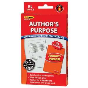  Edupress Ep 3424 Authors Purpose Rcpc Red Level Toys 