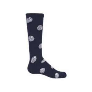  Volleyball Pattern Socks / Navy