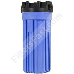   ) 10 W/O PR Filter Housing 3/4NPT Black/Blue