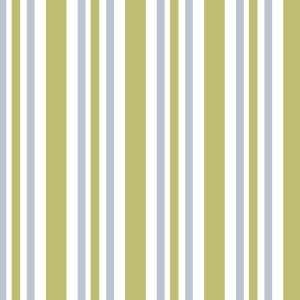  Waverly Vintage Stripe PEVA Flannel Back Tablecloth, 52x70 