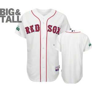 Red Sox Majestic Big & Tall Home White Authentic Cool Baseâ¢ Jersey 