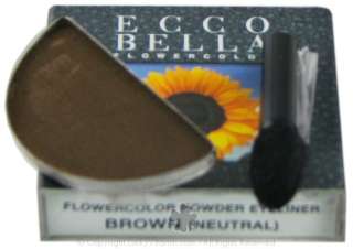 Ecco Bella   FlowerColor Powder Eyeliner Brown   0.05 oz.