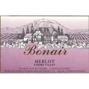  2008 Bonair Winery Yakima Valley Merlot 750ml Grocery 