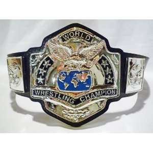  Wrestling Championship Title Belt   Real Leather   WWE 
